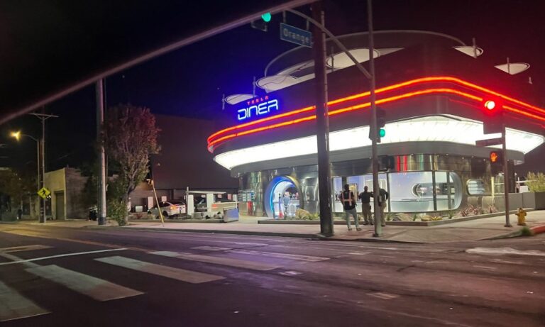 tesla-diner-nears-opening-as-construction-wraps-up-in-la