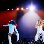 Beyoncé performs with dancers on the opening night of her Cowboy Carter Tour at SoFi Stadium in Inglewood, Calif., April 28, 2025. (The New York Times)