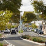 The Hassell-designed Margaret River main street.