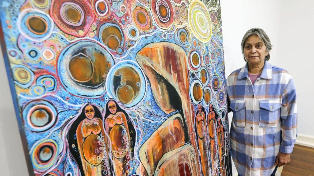 art-and-family-unite-in-carleen-eades-noongar-resilience-exhibition