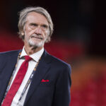 Jim Ratcliffe, co-owner of Manchester United FC, looks on