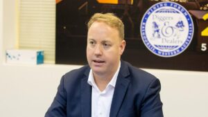 Mines and Petroleum Minister David Michael fronted the media dur