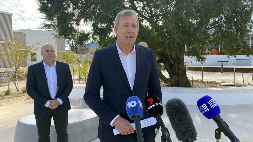 Reece Whitby press conference this morning on Rottnest Island. Picture: Unknown