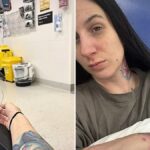 Melanie Tracey-Bower was in agony waiting for treatment.