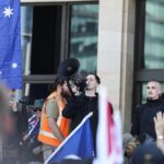 March for Australia rally in Perth CBD.