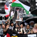 TOPSHOT-AUSTRALIA-PALESTINIAN-ISRAEL-CONFLICT-PROTEST