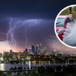 People trapped in cars and homes flooded amid heavy rainfall