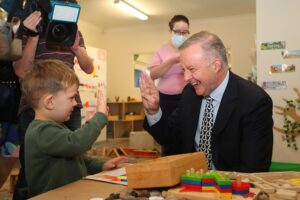 Labor Leader Anthony Albanese Campaigns Ahead Of Australian Federal Election