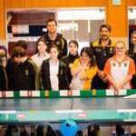 WA Cricket's Matt Kelly and students from Nagle Catholic College