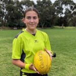 Talented umpire Lilly Spocter.