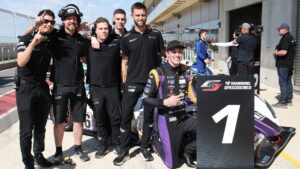 Cooper Cutts won his maiden Radical Cup titile.