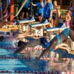 Young swimmers competing at the Kimberley Open Short Course.