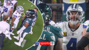 jalen-carter-ejected-after-spitting-incident-with-dak-prescott