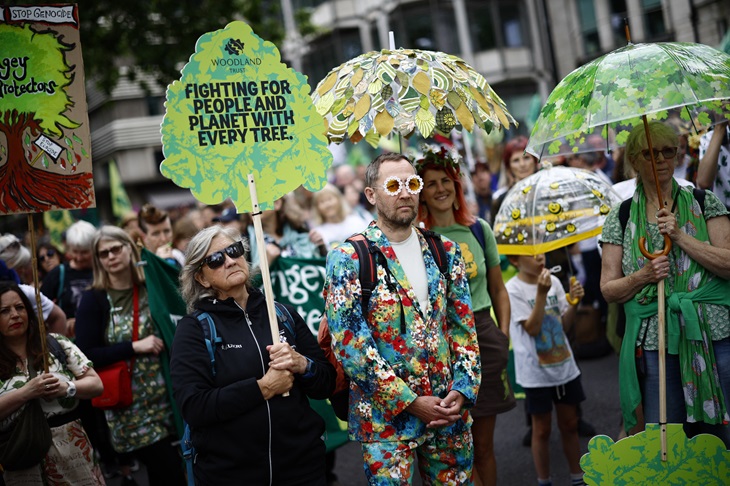BRITAIN-CLIMATE-NATURE-POLITICS-DEMO
