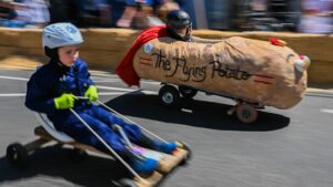 billycart-racing-shuts-down-north-melbourne-intersection-thrills-crowds