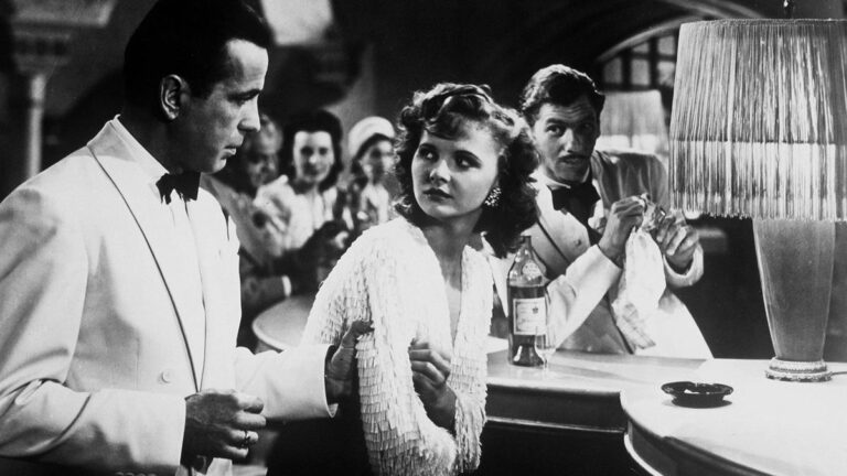 Seminal role: Humphrey Bogart and Madeleine LeBeau in Casablanca