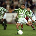 Denilson of Real Betis scores a penalty