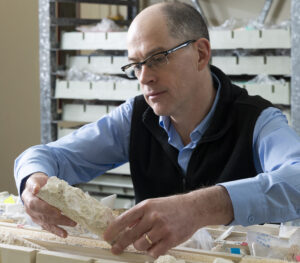 Associate Professor Jody Webster in his lab