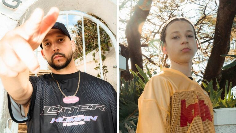 Hip-hop performer Flewnt, left, and Inkabee, pictured right.