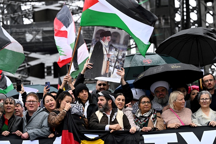 TOPSHOT-AUSTRALIA-PALESTINIAN-ISRAEL-CONFLICT-PROTEST