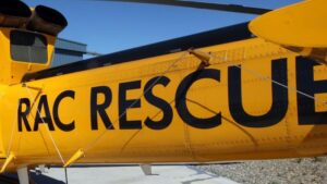 RAC Rescue helicopter.
