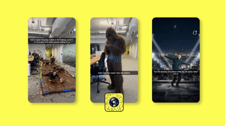 snapchat-launches-free-ai-lens-to-compete-in-video-market
