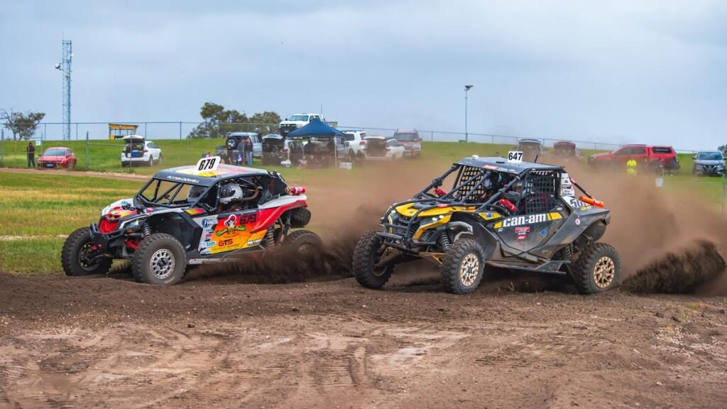 Terrence Flynn-Dowell and Craig Moss battling it out in the final.