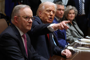 Visiting Australian Prime Minister Anthony Albanese Meets With Trump At The White House