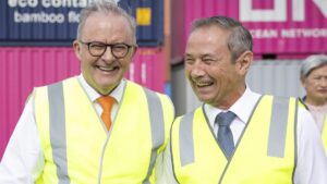 Prime Minister And Labor Leader Albanese Visits Perth