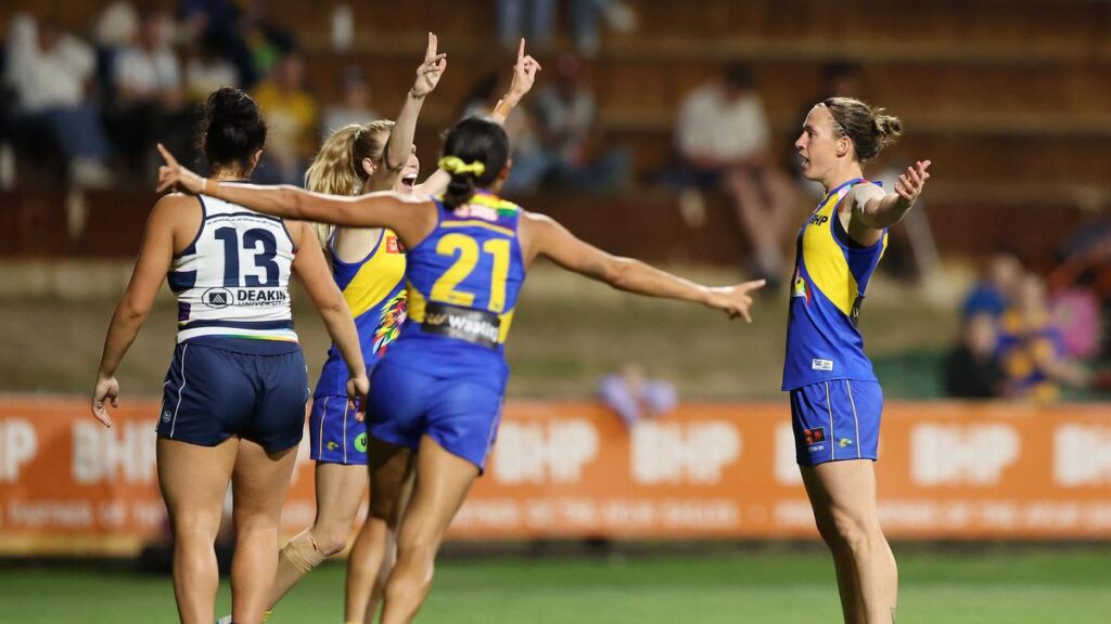 AFLW Rd 10 - West Coast v Geelong