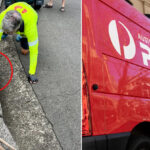 australia-post-worker-rescues-package-from-drain-wins-hearts