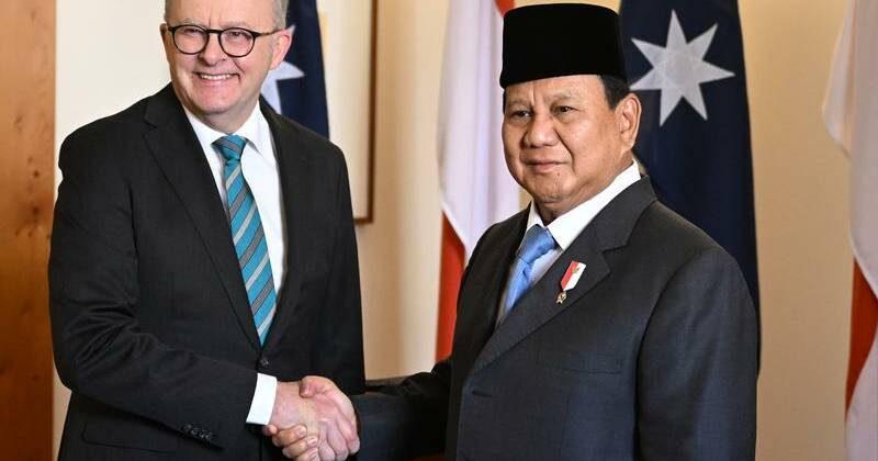 indonesian-president-subianto-arrives-in-australia-for-key-talks