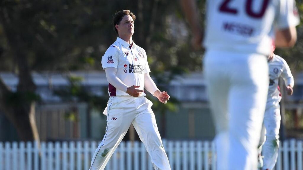 queensland-s-geyer-takes-4-wickets-on-debut-bulls-trail-vics