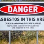 Danger Asbestos in this Area sign at Wittenoom.
