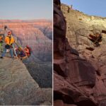 A man has died after falling off the edge of the Grand Canyon.