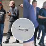 AC/DC arrived in Perth on Tuesday ahead of their Perth shows.