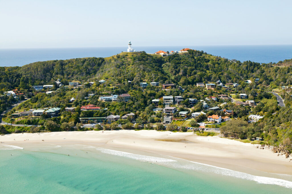 View of Byron Bay, NSW, Australia