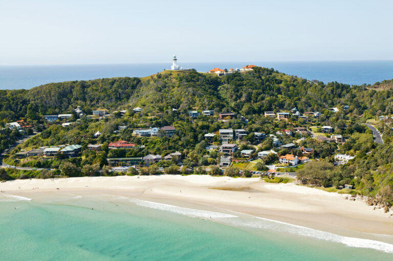 View of Byron Bay, NSW, Australia