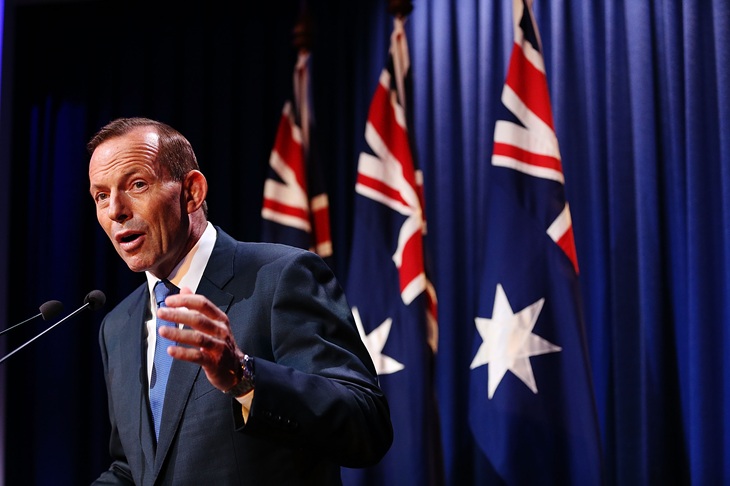 Prime Minister Tony Abbott Announces Changes In National Security Speech