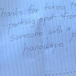 outrage-over-note-in-disability-parking-at-wanda-surf-club