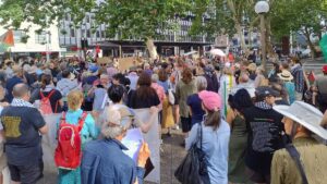 Pro-Palestine protest outside Sydney Town Hall. Monday 22nd December 2025