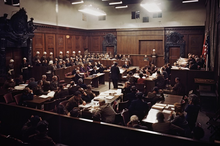 General View Of The Nuremburg Trial