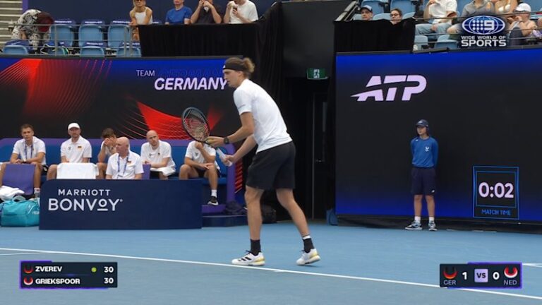 alexander-zverev-vs-tallon-griekspoor-united-cup-match-highlights