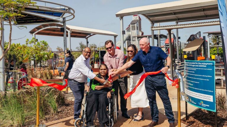 Kurlu Kurlu Wirri play space opening